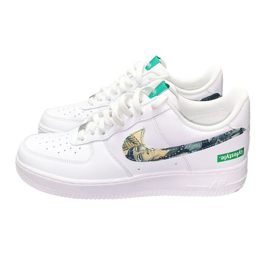 Custom "Mayan Warrior" Lyfestyle Air Force 1s
