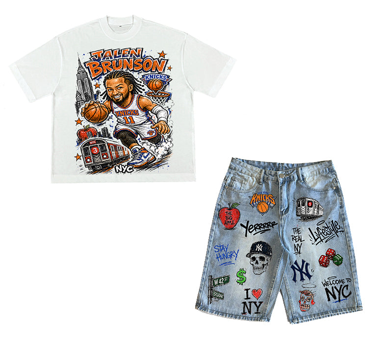 Youth "SoNYC" Short Set