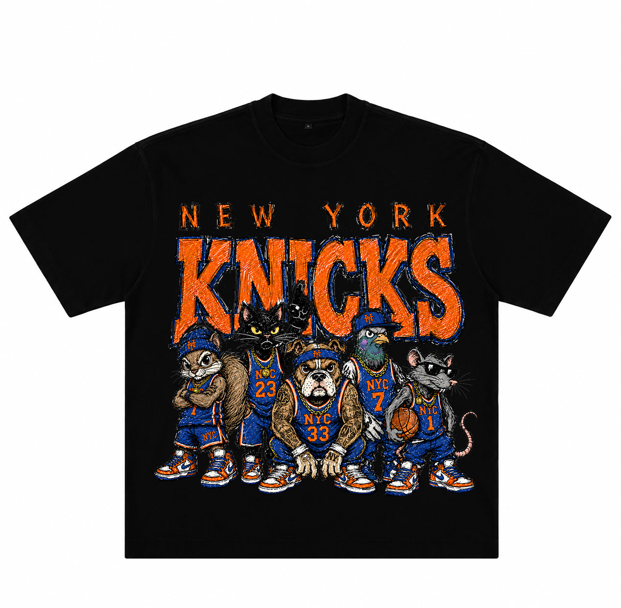 "Concrete Jungle" Knicks Tee