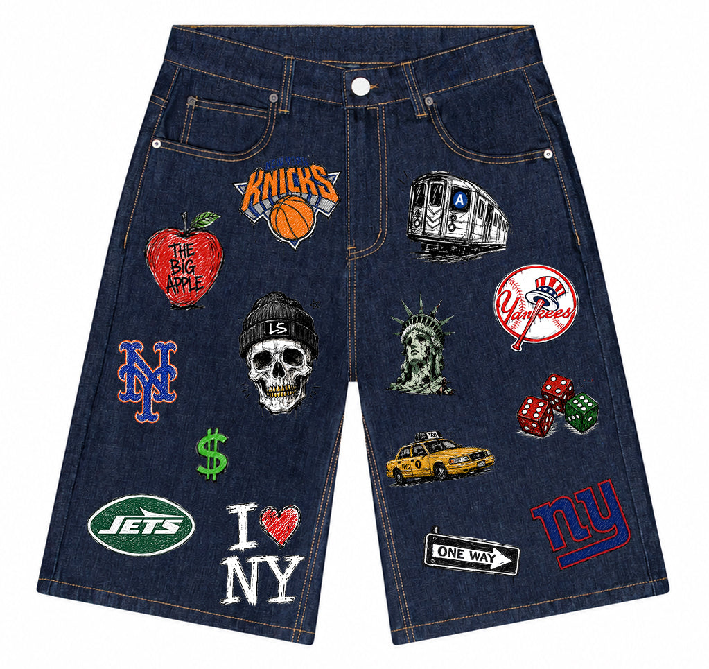 "TooNY" Raw Denim Shorts