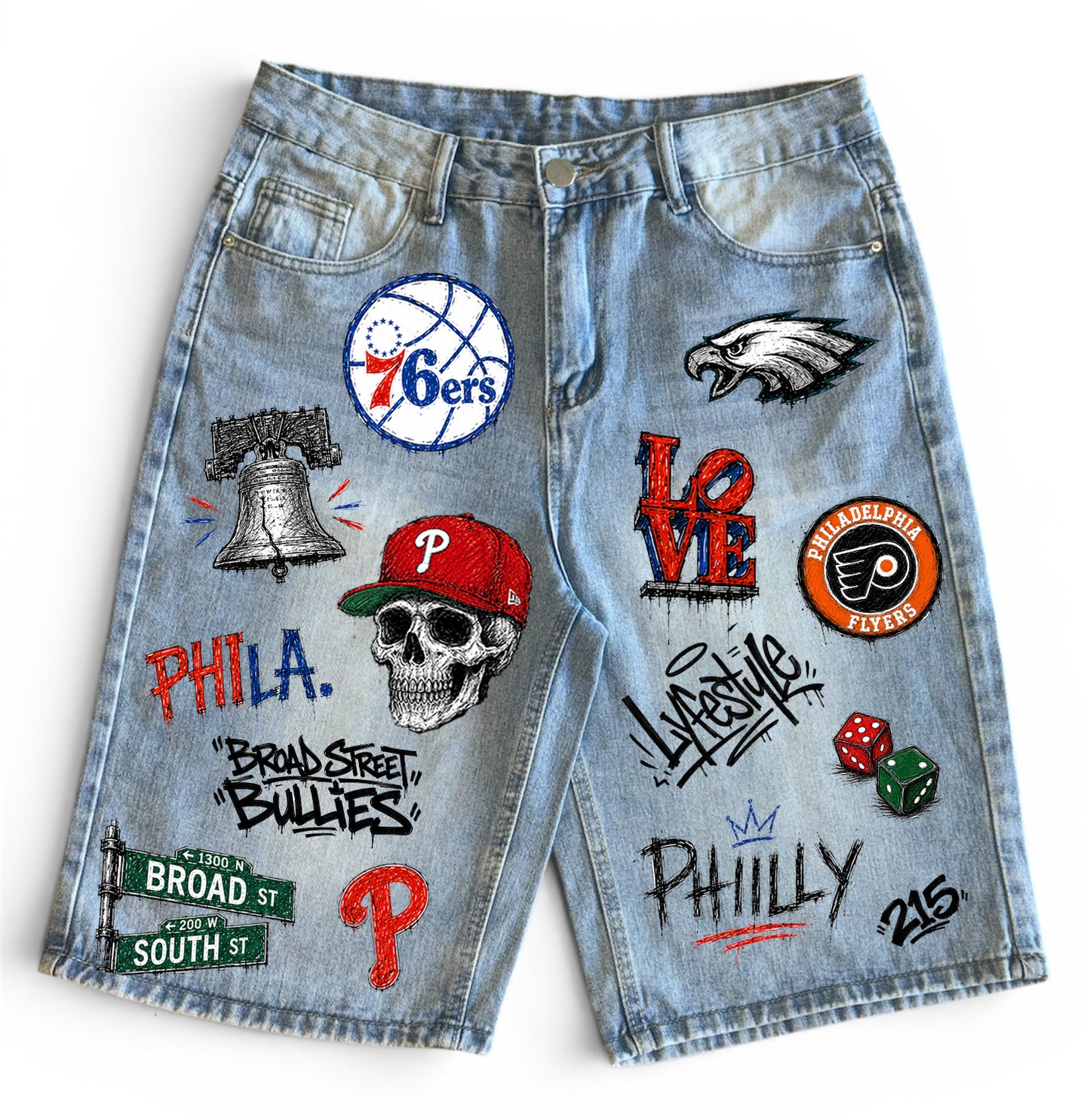 "SoPHI" Denim Shorts