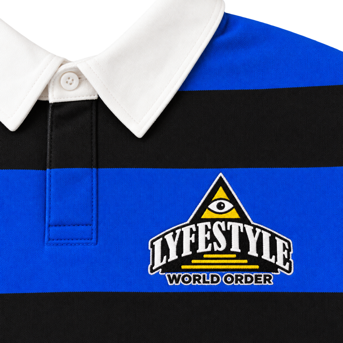 Royal Blue & Black Rugby Shirts