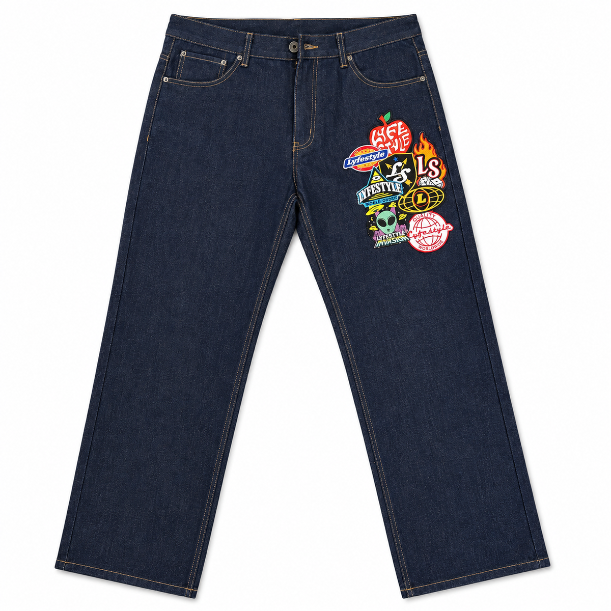 "La Serpiente" Denim Jeans