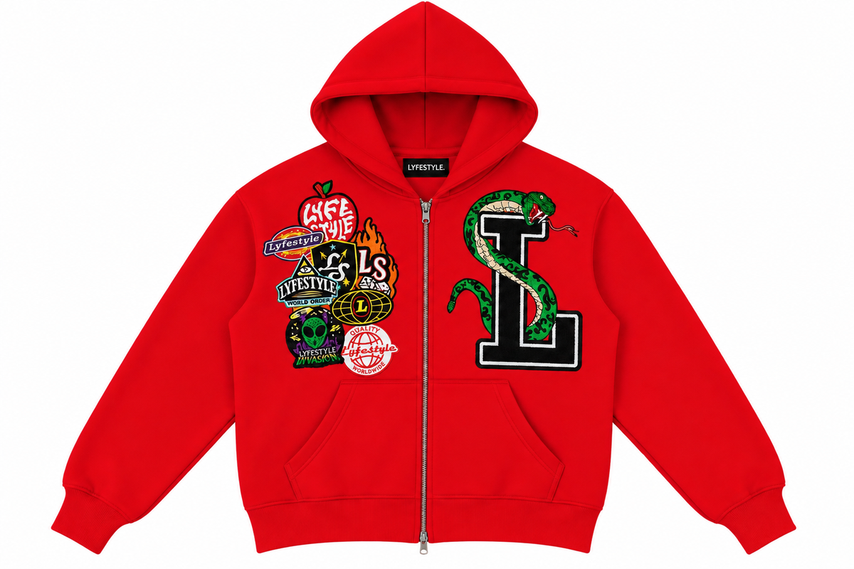 Red "La Serpiente" Hoodie (Pre-Order)