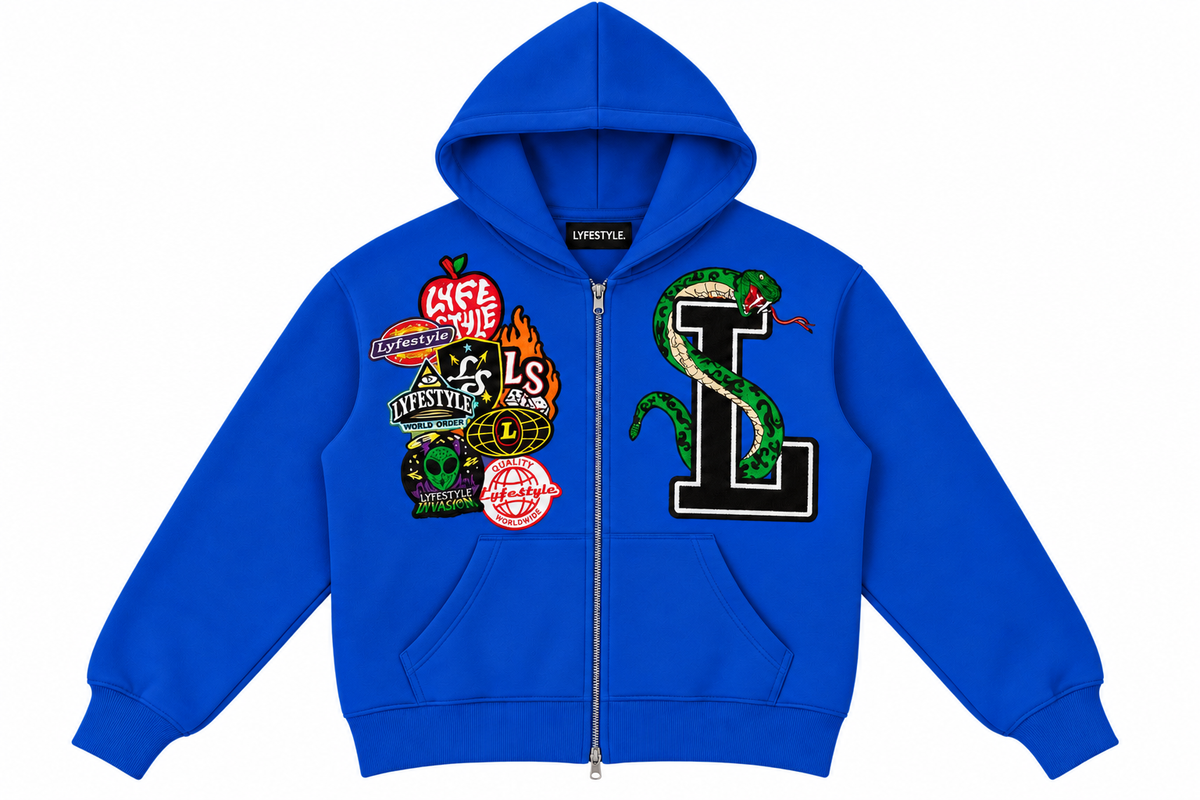 Royal Blue "La Serpiente" Hoodie (Pre-Order)