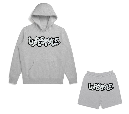 "Cloudy Blue" Lyfestyle Short Set