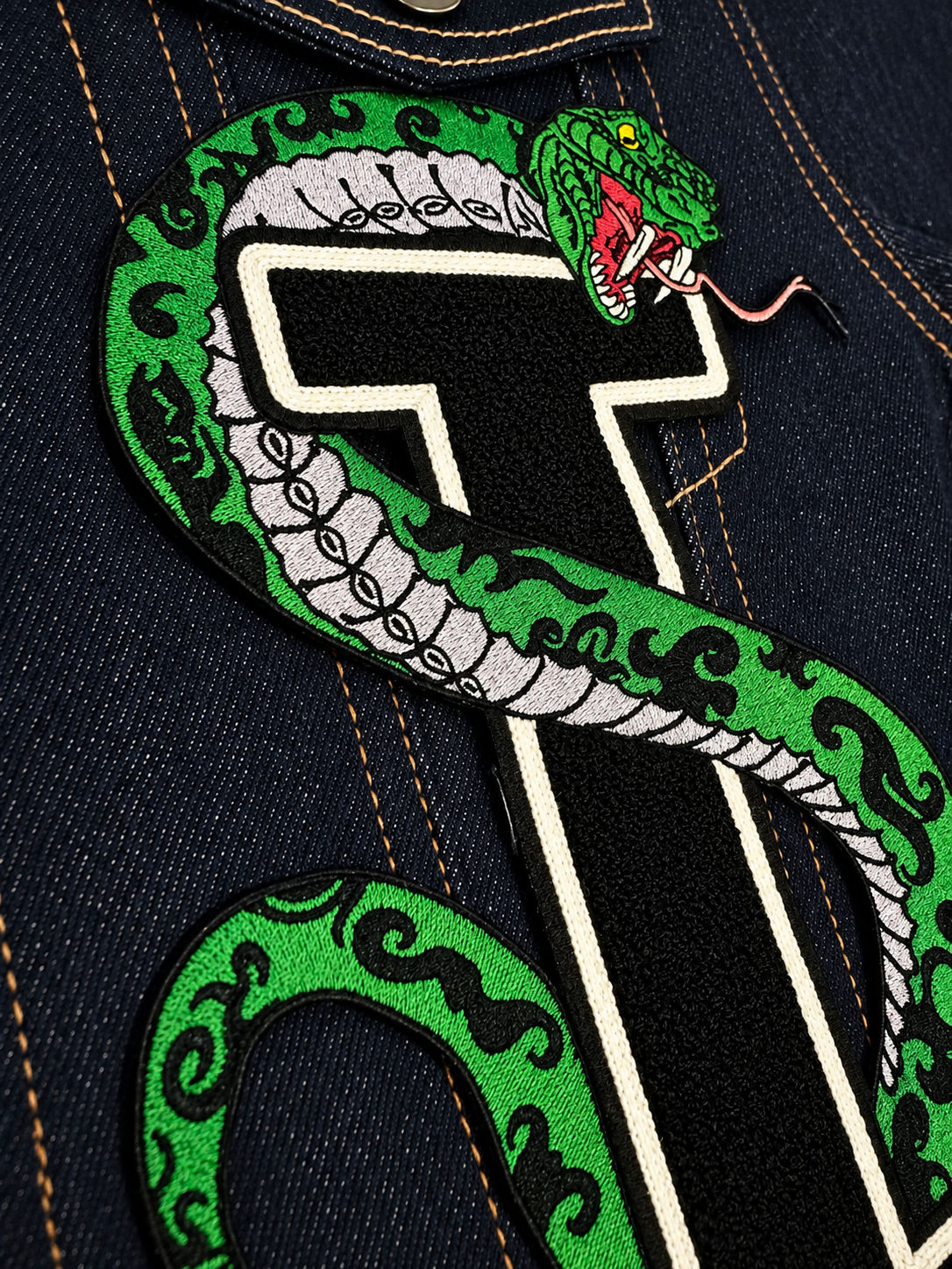 "La Serpiente" Denim Jacket