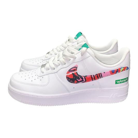 Custom "Spray Paint Graffiti" Lyfestyle Air Force 1s