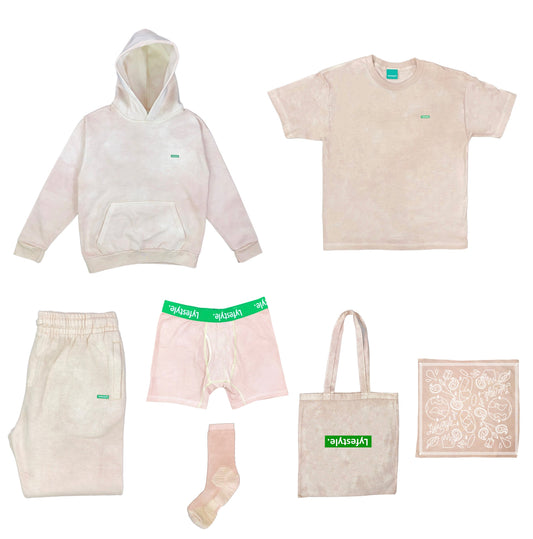Tan Hand Dyed Set