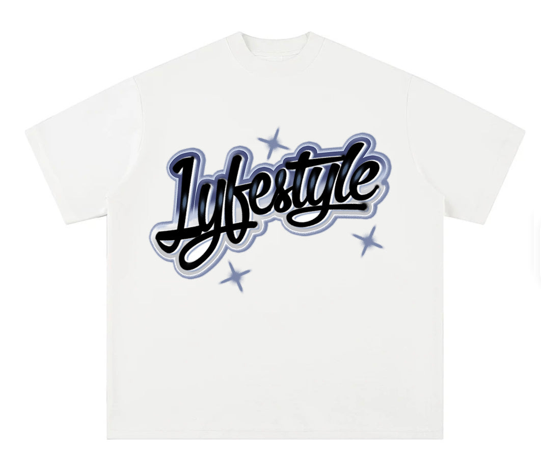 Black & Grey Spray Paint Lyfestyle Tee