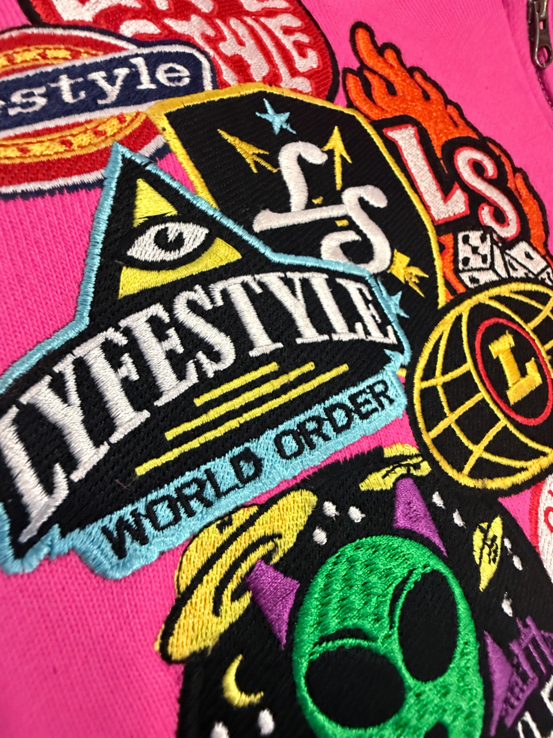 Pink "La Serpiente" Hoodie (Pre-Order)