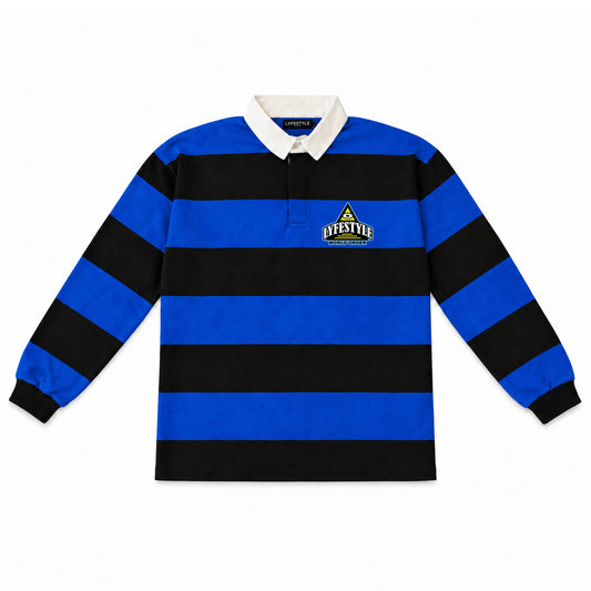 Royal Blue & Black Rugby Shirts