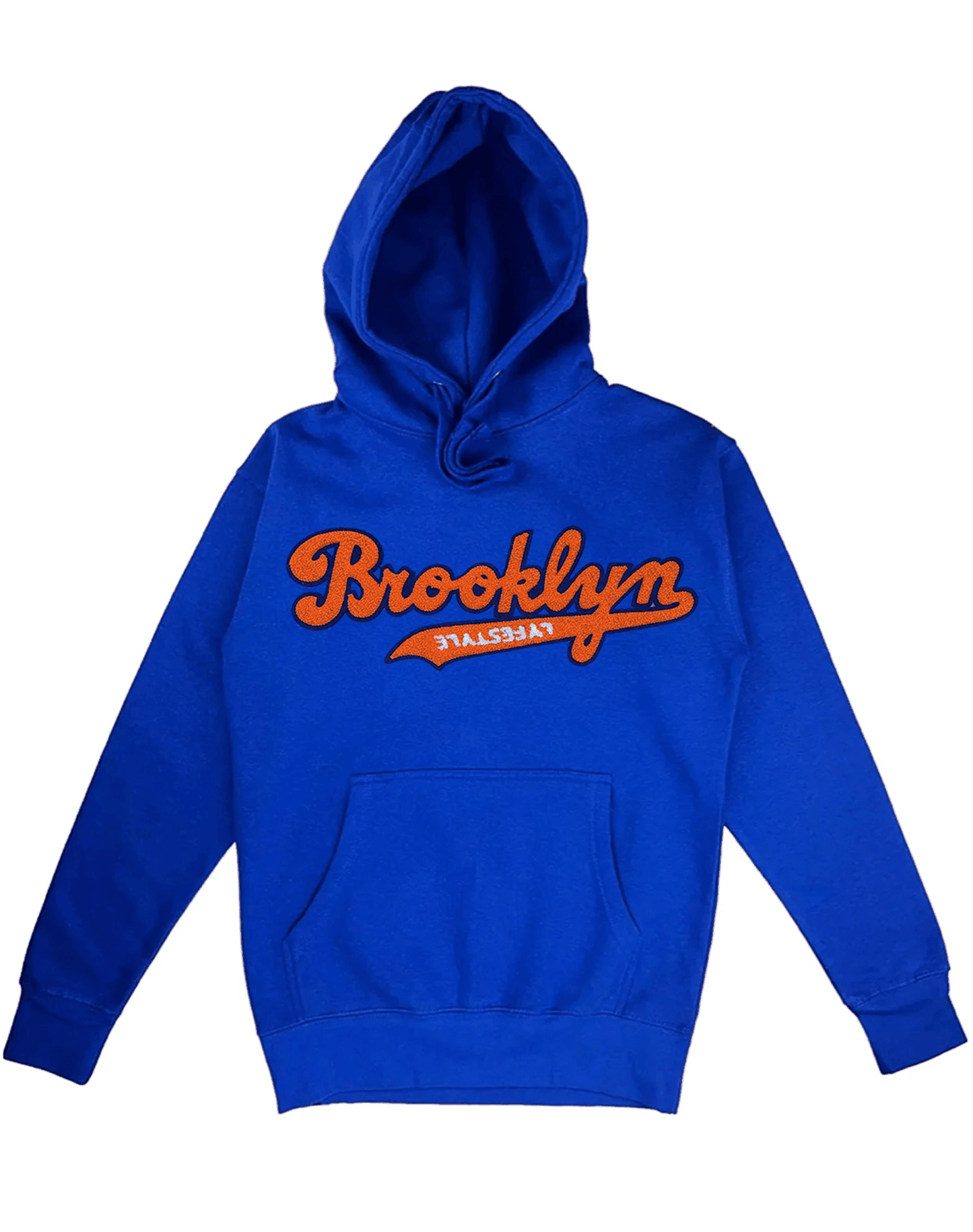 Orange w/ Royal Blue Brooklyn Lyfestyle Hoodies