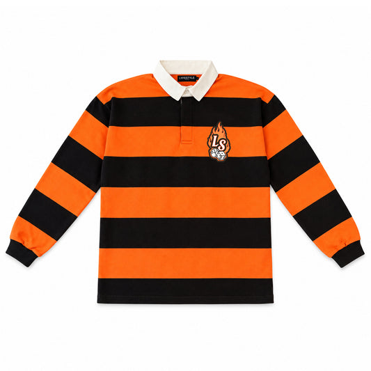 Orange & Black Rugby Shirts