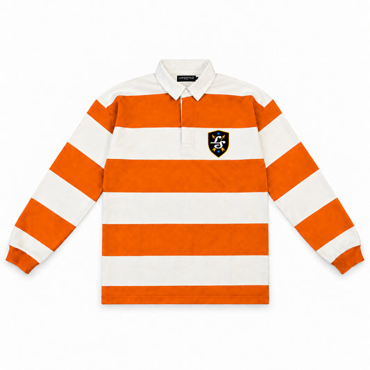 Orange & White Rugby Shirt