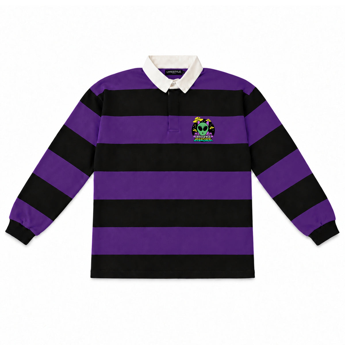 Purple & Black Rugby Shirt