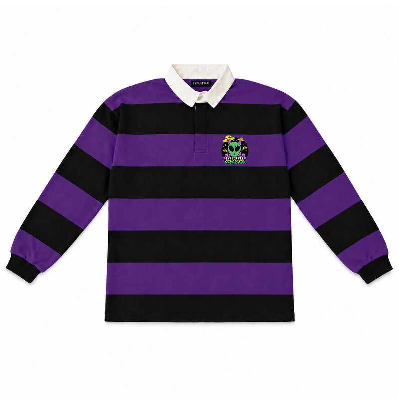 Purple & Black Rugby Shirt