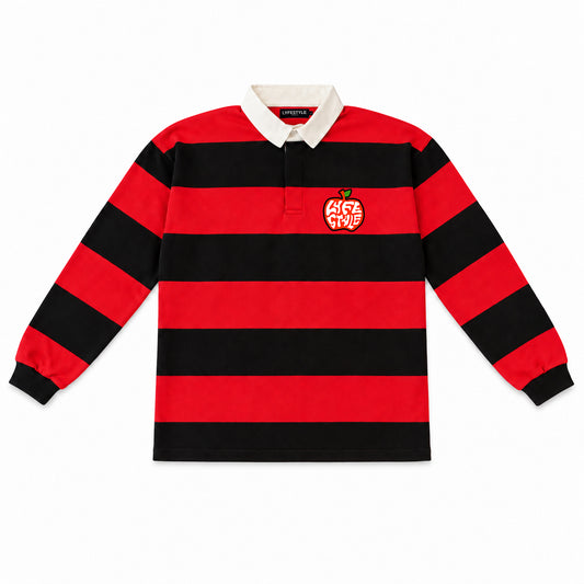 Red & Black Rugby Shirt