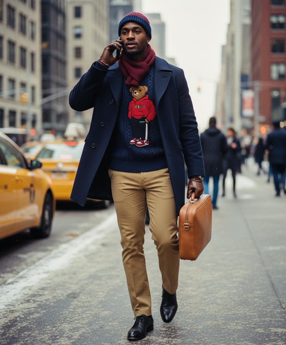 Lyfestyle Teddy Bear Sweater