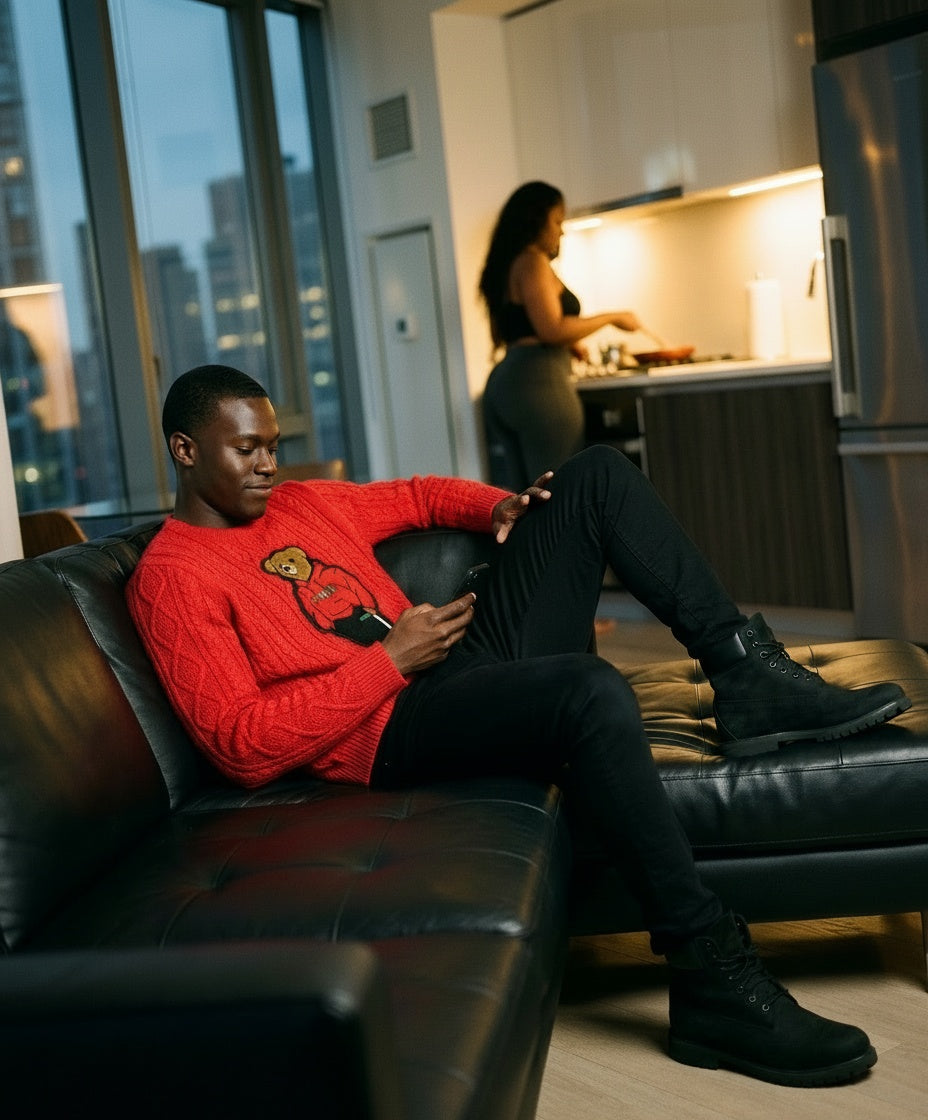 Lyfestyle Teddy Bear Sweater