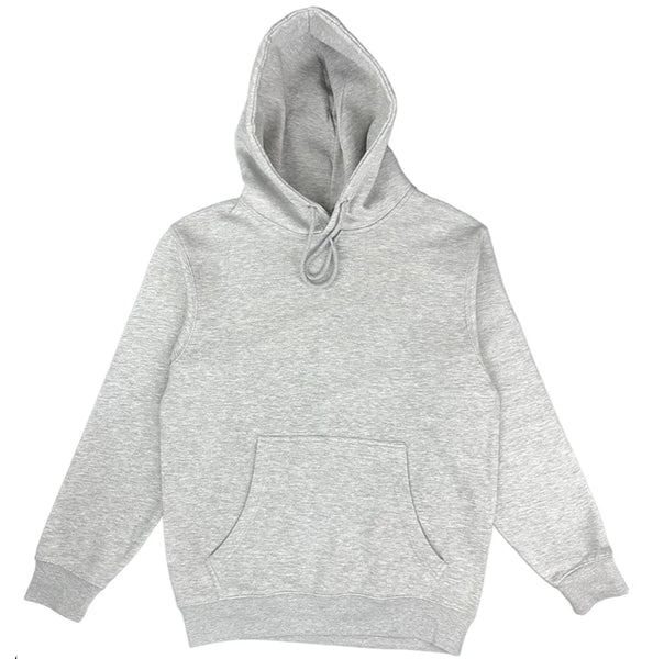 Blank Heather Grey Hoodie – Lyfestyle Clothing