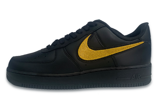 Pre-Order Custom Black & Gold  Lyfestyle Air Force 1s